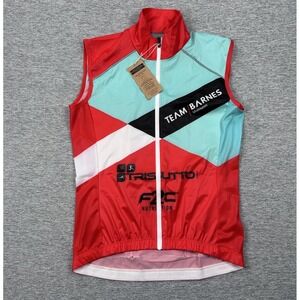 WYN Republic Cycling Gilet Mens Medium Team Barnes Premium Full Zip Riding NEW